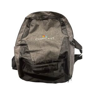 Comcast Dark Grey Backpack With Cable Cord, Water Bottle Slot Laptop Slot  21" T